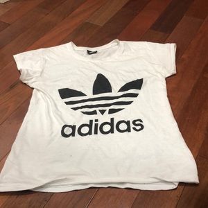 adidas white shirt